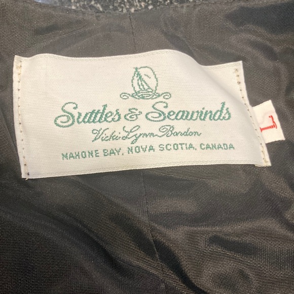 🔥 Suttles & Seawinds Vintage '93 Equestrian Jazz Black Velvet Vest Large 🔥 - Picture 6 of 15